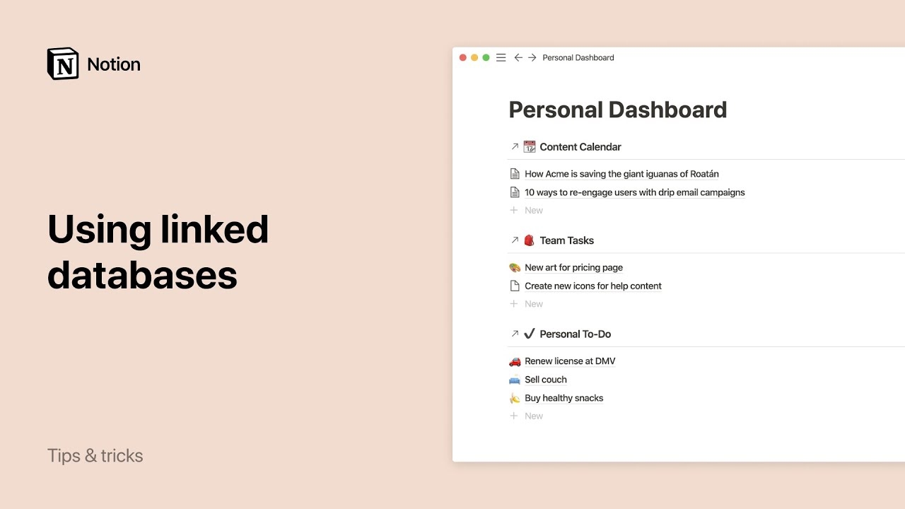 Como usar uma base de dados vinculada