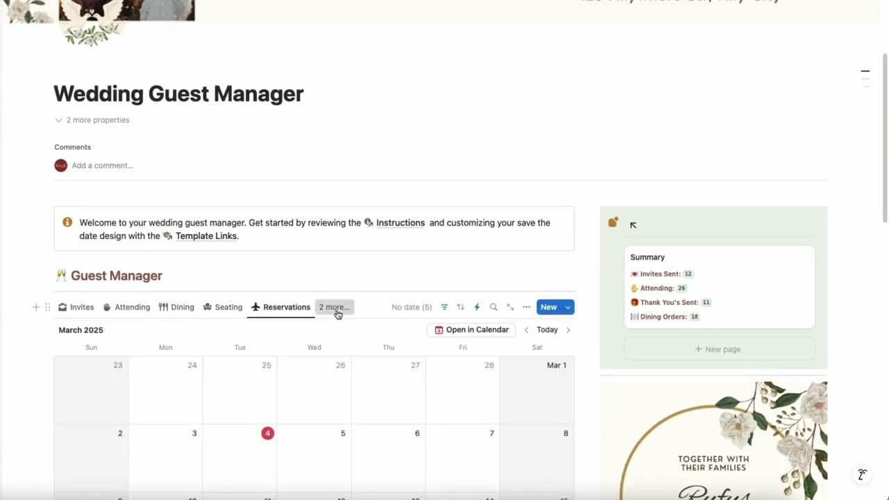 This Wedding Attendance Manager is your perfect stylish partner for planning, tracking, accessing, and sharing your ceremony guest list. Coordinate your ceremony guest save the dates, RSVPs, itineraries, accommodations, seating, gifts and thank you notes in one place.