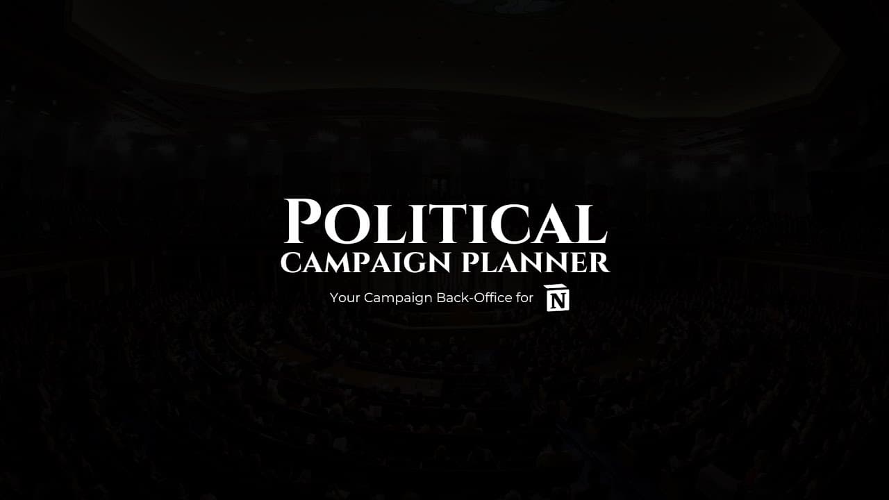 Political Campaign Planner is an all-in-one system handling the entire back-office of your political campaign, including tasks, contacts, finance, endorsements, events, content, voters, voting info, and more.
