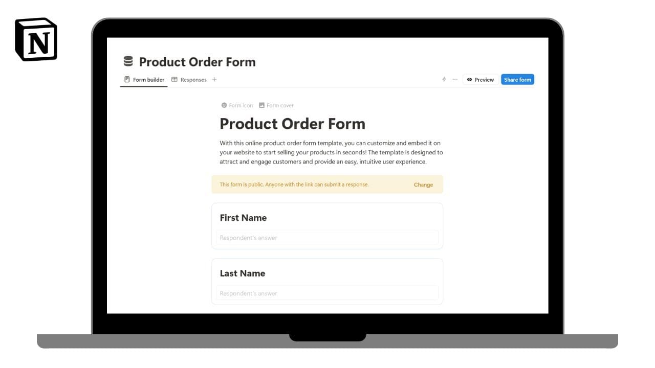 Easy Product Order Forms Tracker Template

Track all Product Orders related details in this simple and easy to use Product Orders Form template.

Generate PDF Documents in bulk using https://www.pdfoutput.com/