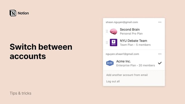 Workspace settings – Notion Help Center