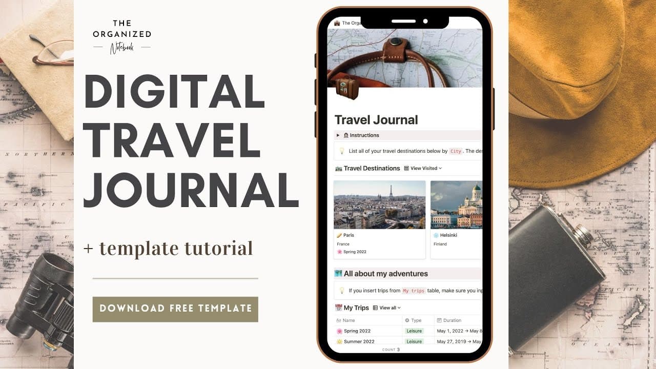 Our travel journal template is packed with features to accommodate every kind of traveler. 