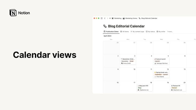 Database views – Notion Help Center