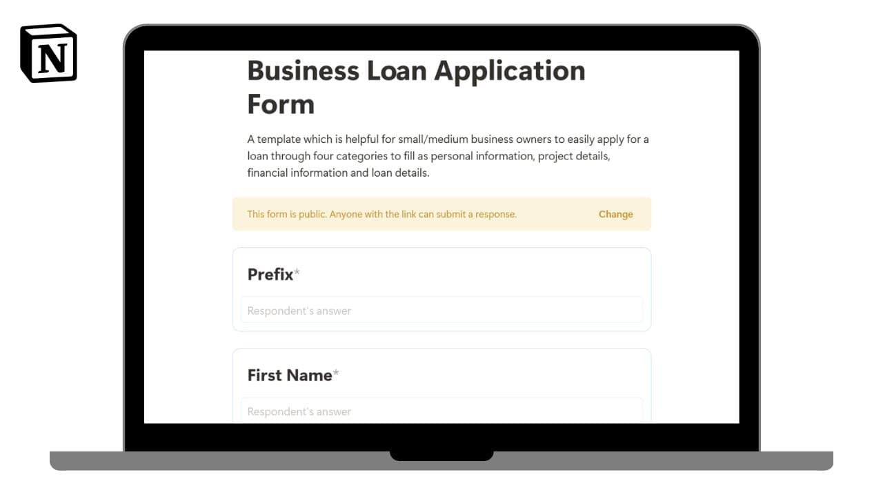 Easy Business Loan Application FormsTemplate

Track all Business Loan Applications with ease in this simple and easy to use Forms template.

Generate PDF Documents in bulk using https://www.pdfoutput.com/