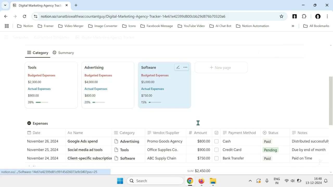 This tracker is perfect to add expenses, set budgeting and assess your overall cost expenses performance all under one glance.

This template can be used for any business or personal needs as per the user and can be customized for that specific requirement.