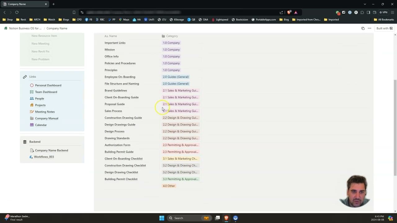 Maximize efficiency with our Notion Business OS, designed for AEC professionals. Refined over six years in our design business, it streamlines contacts, projects, tasks, and meetings. Fully customizable, it integrates seamlessly with your workflows for enhanced organization.