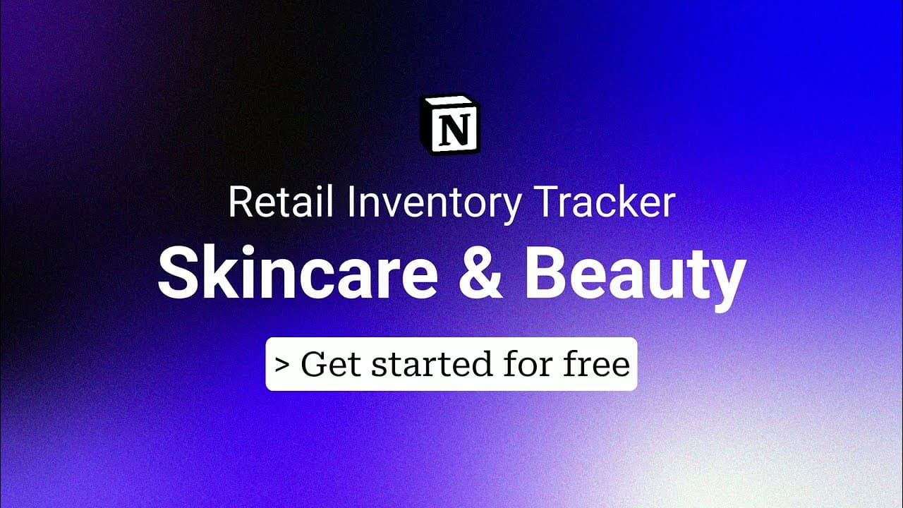 Perfect for skincare and beauty brands, this Notion template helps you track batch numbers, expiration dates, allergens, and certifications. Includes buttons and raw material tracking—ideal for managing product inventory efficiently.