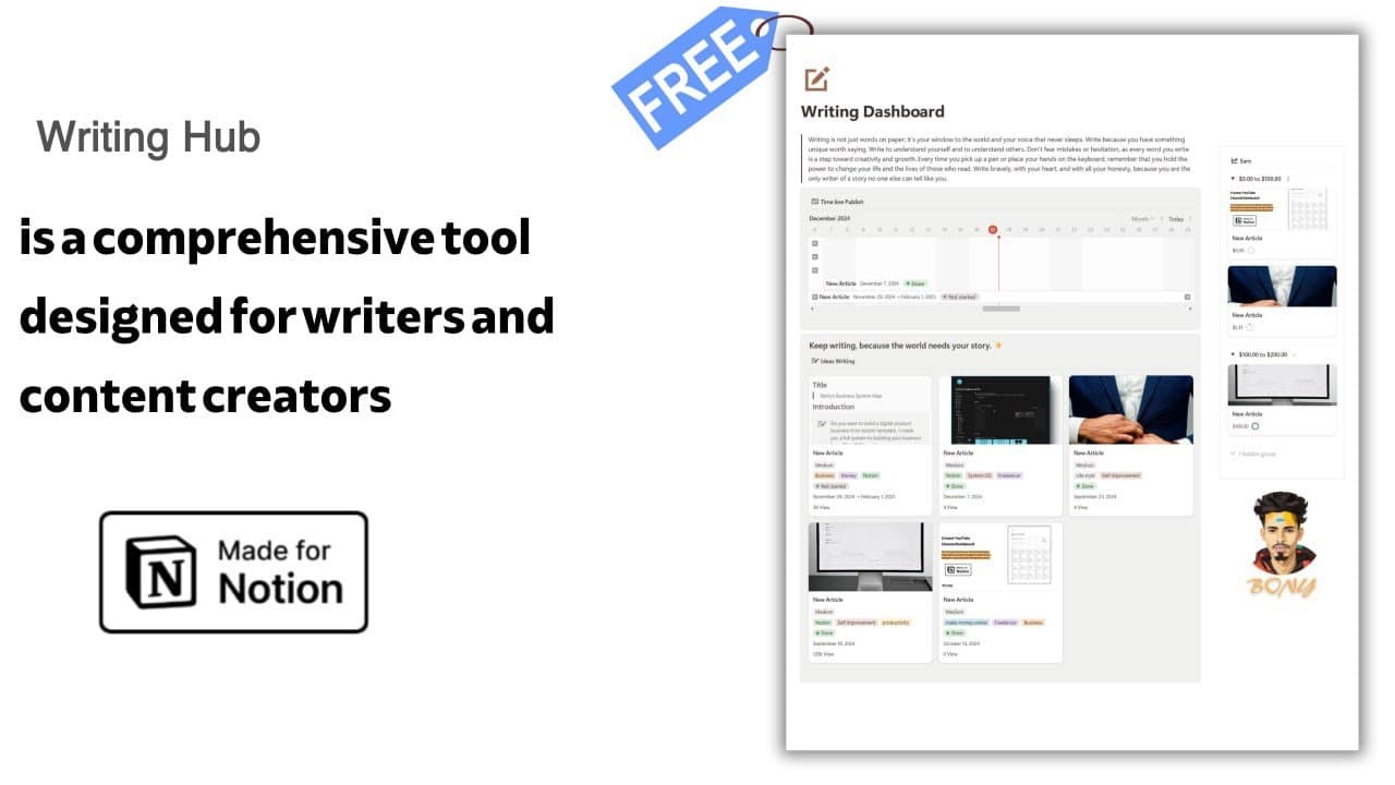 The Writing Hub is a comprehensive tool designed for writers and content creators to manage their writing projects efficiently.