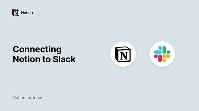 Connections – Notion Help Center