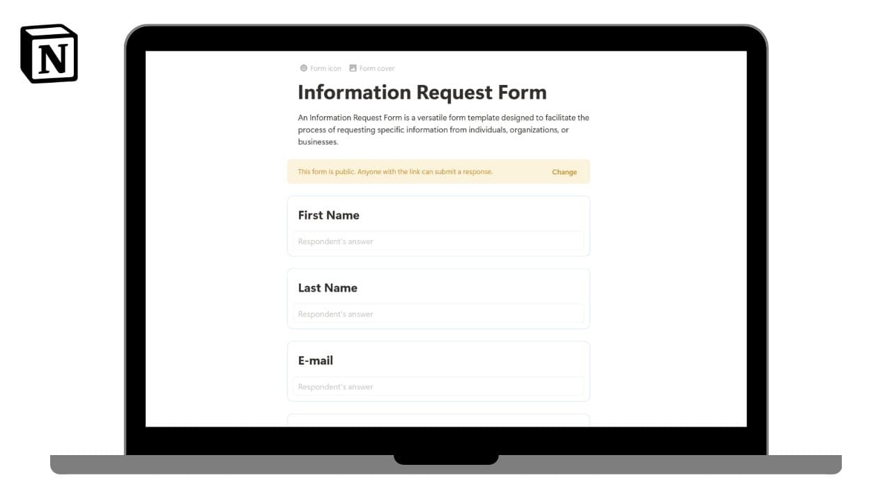Easy Information Request Forms Tracker Template

Track all Information Requests related details in this simple and easy to use Information Request Forms template.

Generate PDF Documents in bulk using https://www.pdfoutput.com/