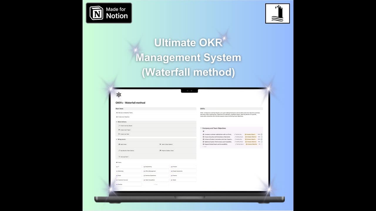 🚀 Introducing Trustower's State-of-the-Art OKR Management System in Notion: Your Fast Track to Success