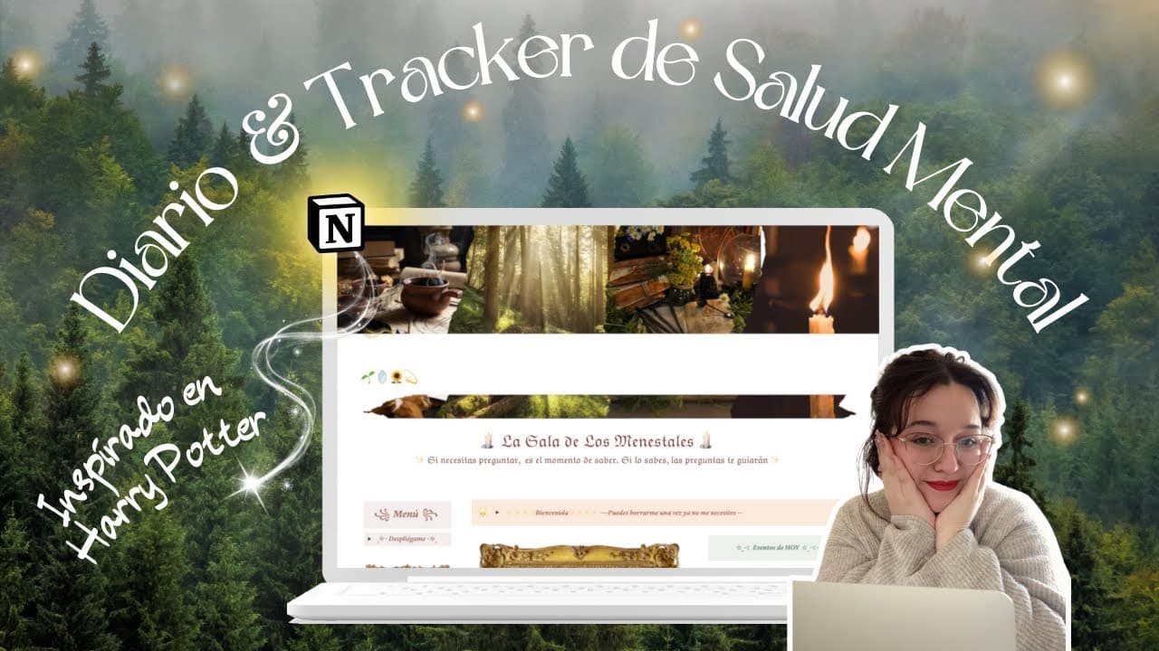 Welcome to the Room of Mentquirement!
A digital magic diary created as a Notion template and focused on helping you work on your mental health journey.