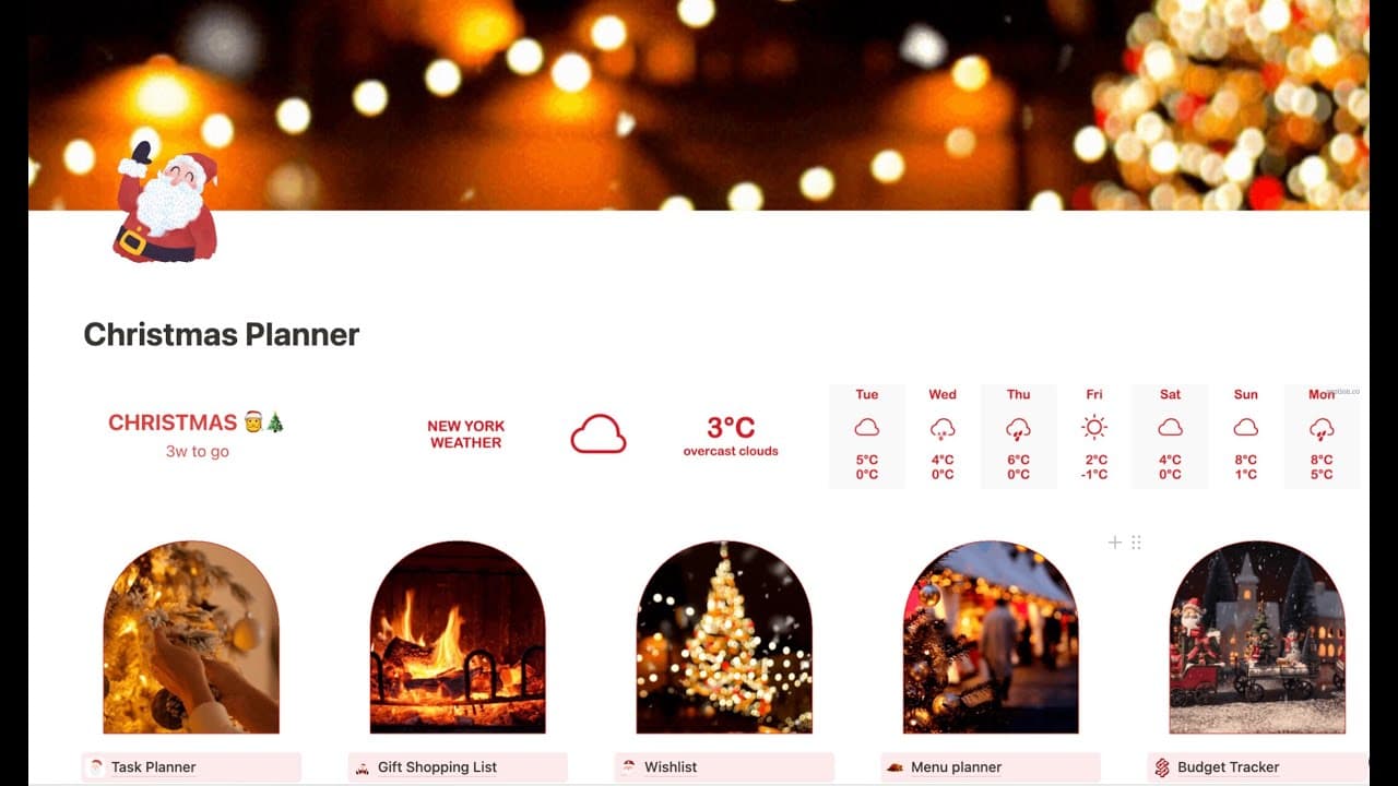 🎄✨ Make this Christmas extra special with this fun, aesthetic and functional digital planner!