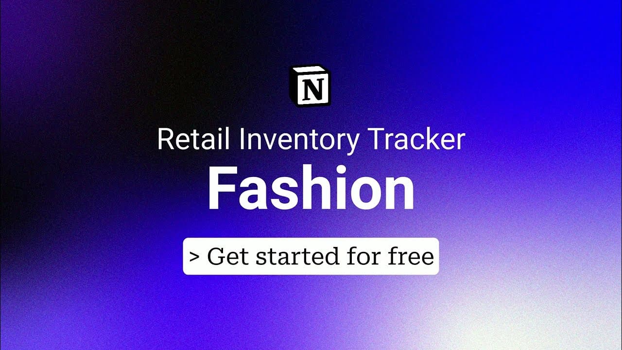 Manage your clothing inventory with ease. This Notion template is built for clothing retailers, with fields for sizes, colors, collections, and more. Features include buttons and structured tracking—perfect for growing fashion businesses.