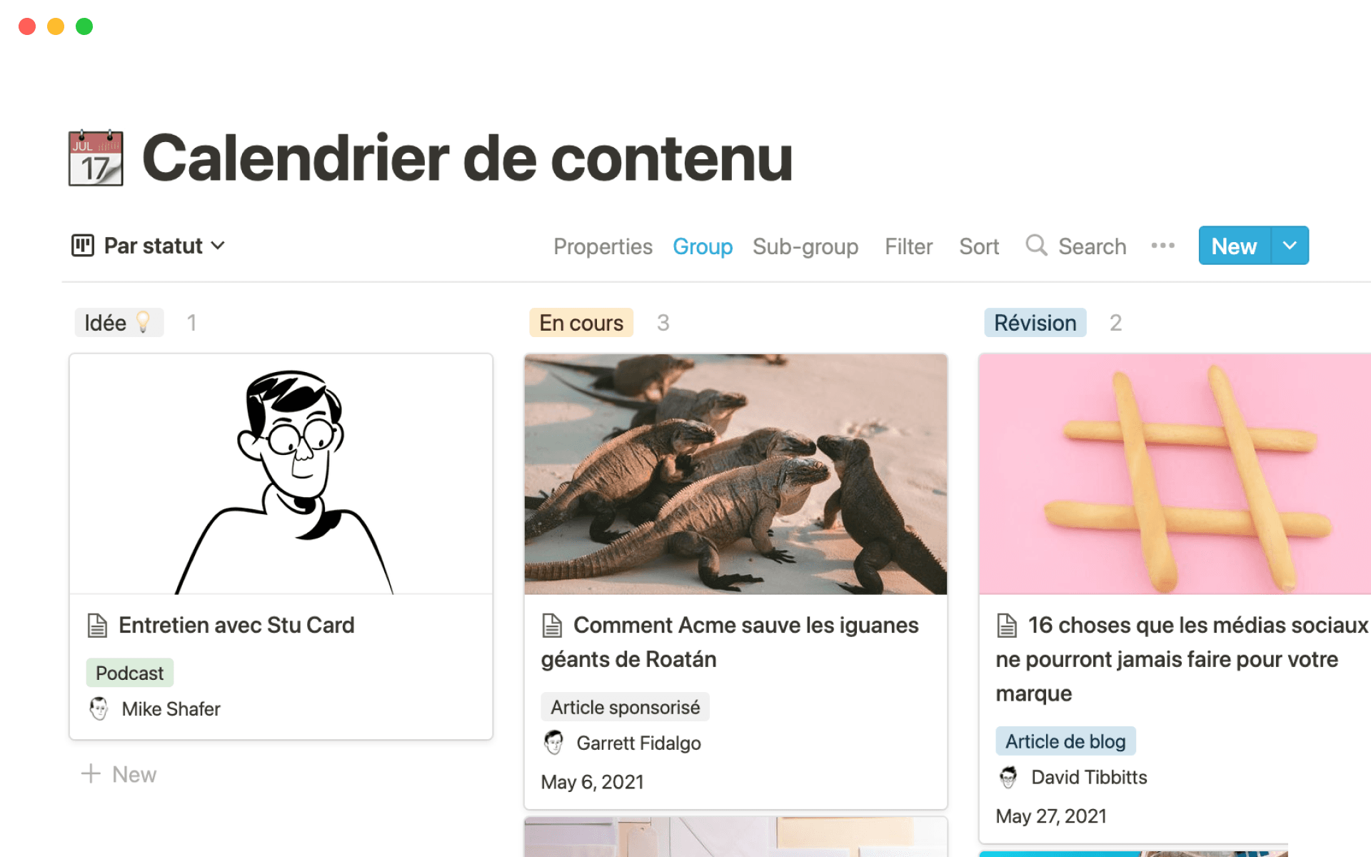 The desktop image for the content calendar template