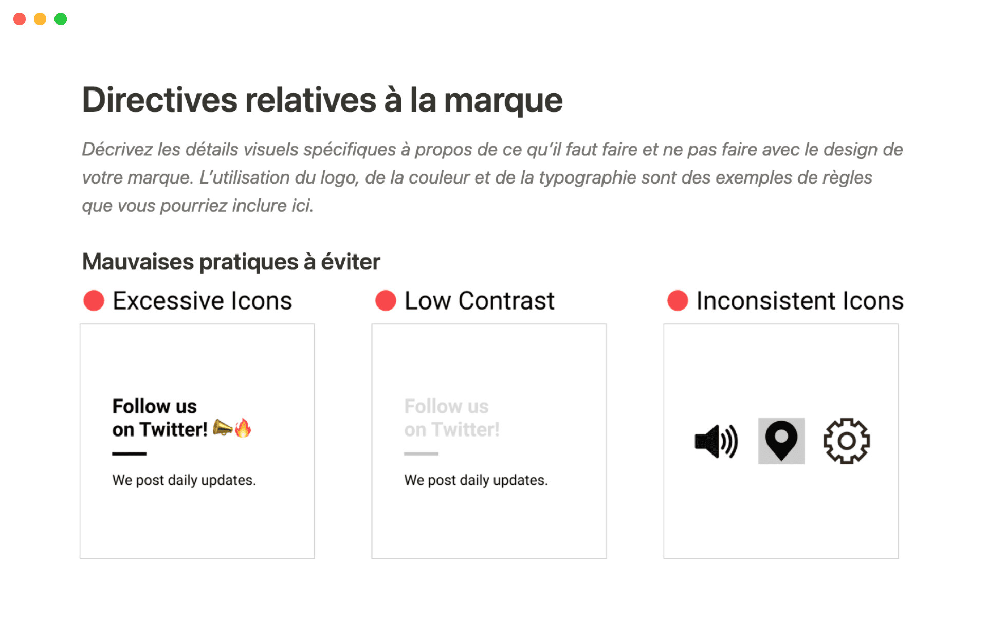 With Notion, you can establish a clear visual brand identity