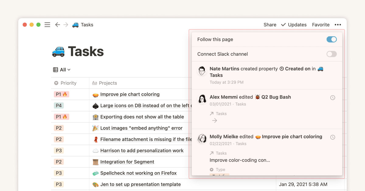 Tips to keep your team’s Notion pages up to date