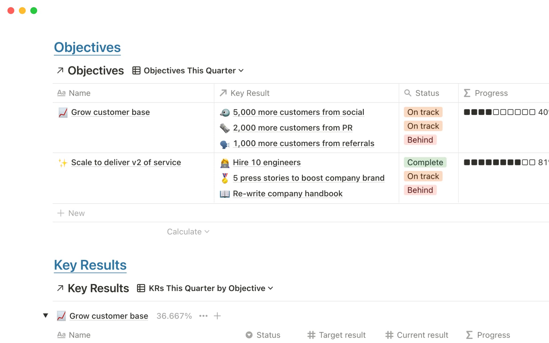 Create a product plan in Notion to set your development in the right direction
