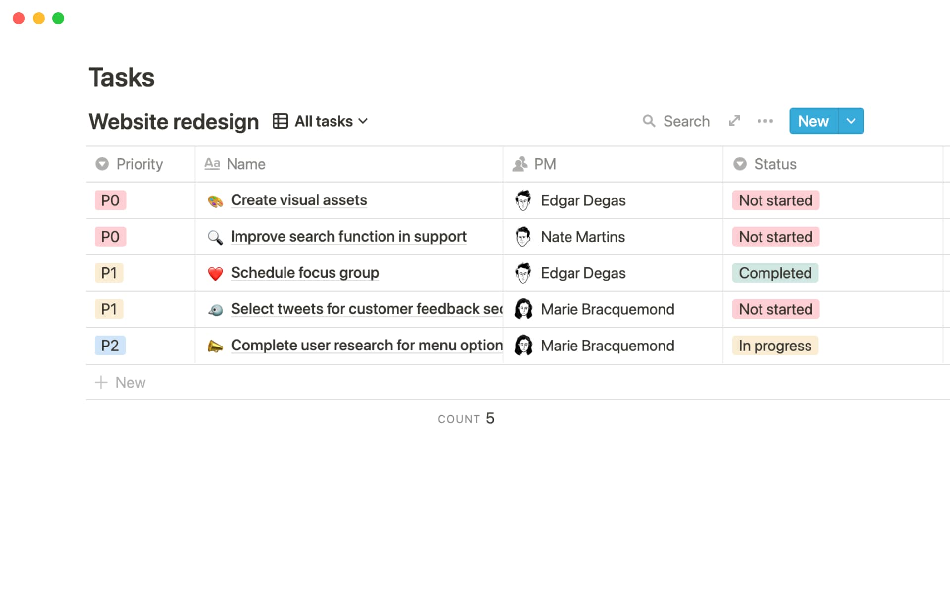 Do team planning in Notion to achieve your goals with ease