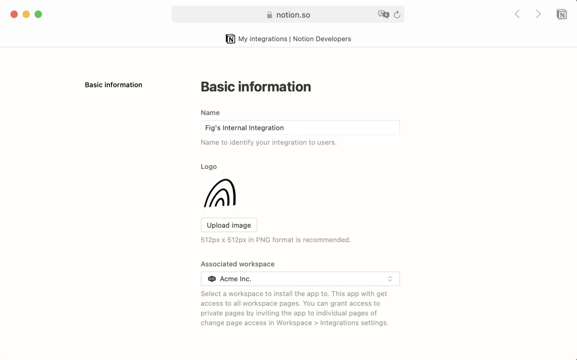 Integration info