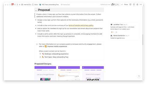 Notion’s connected workspace