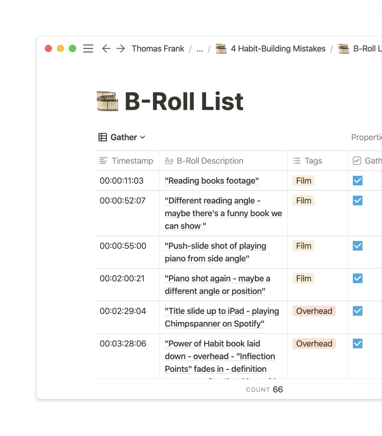 Thomas Frank B-roll database