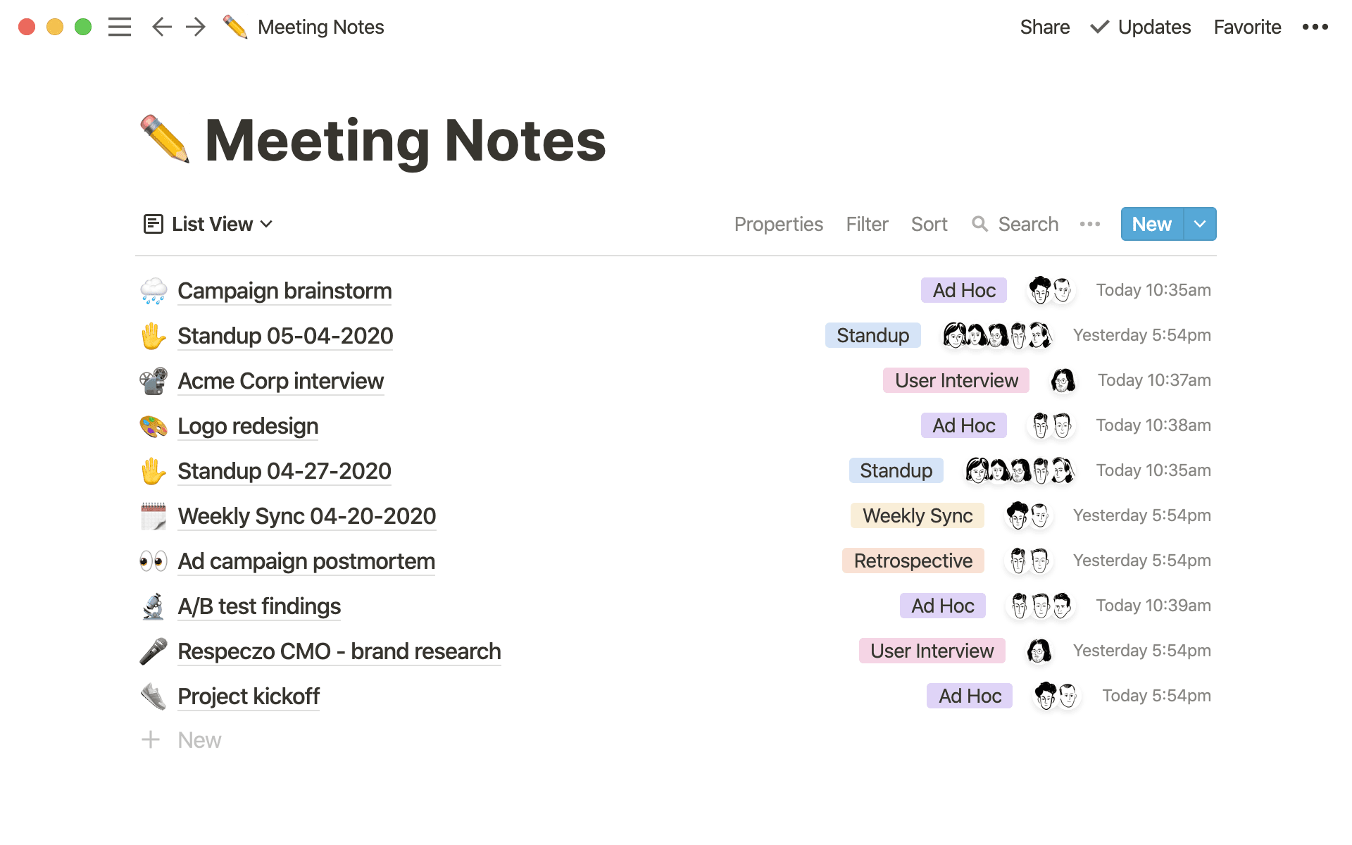 Centralize and Share Your Notes with Projects and Tasks | Notion