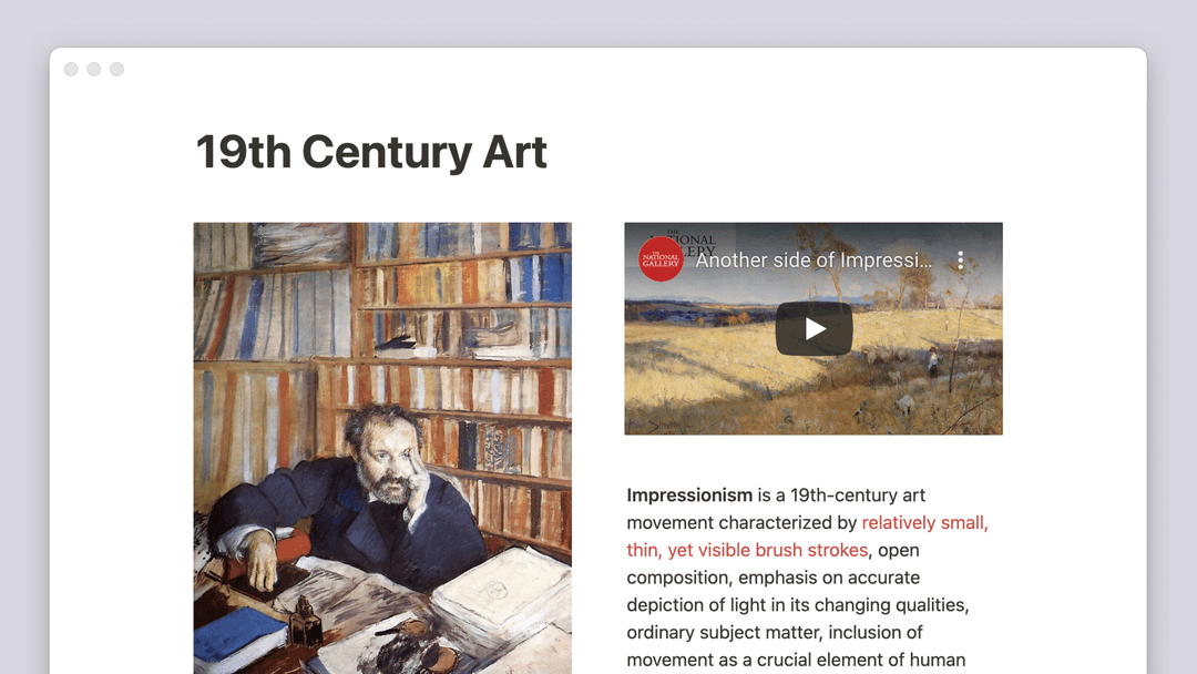 Images, files & media
