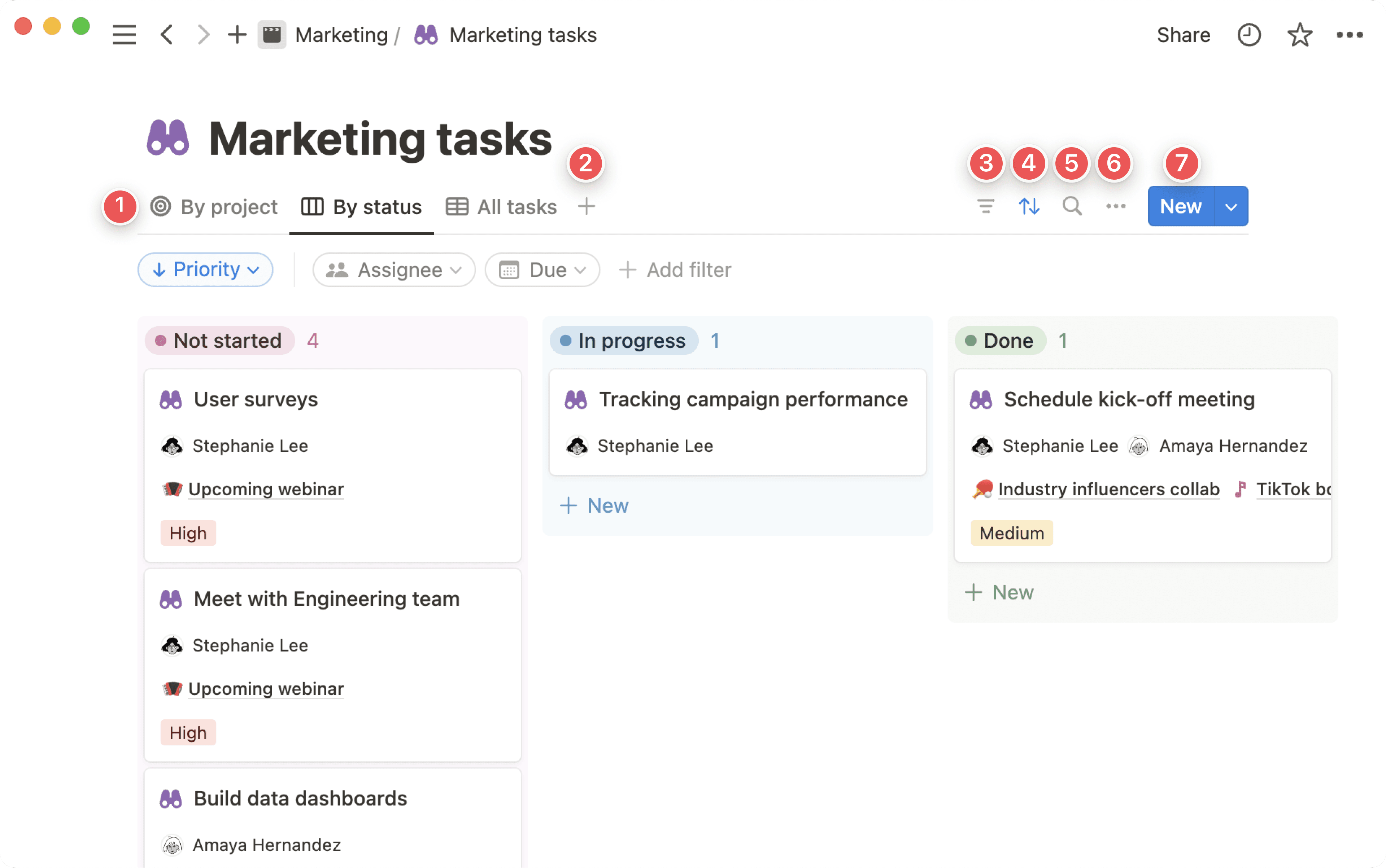 데이터베이스 소개 – Notion (노션) 도움말 센터