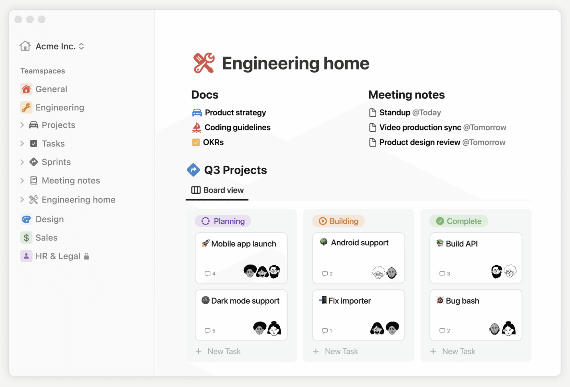 Notion Project Example A guide to improving project tracking with Notion AI
