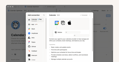 Manage your inbox and calendar automatically with Custom Agents