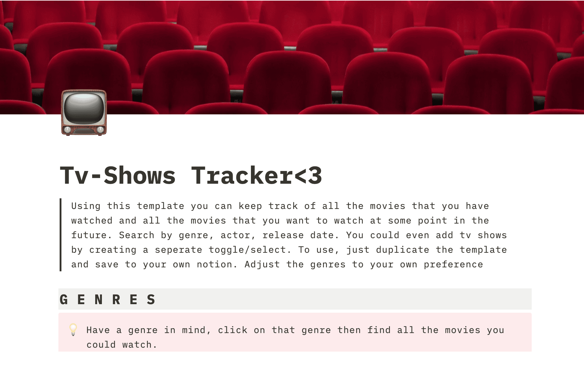 tv shows tracker