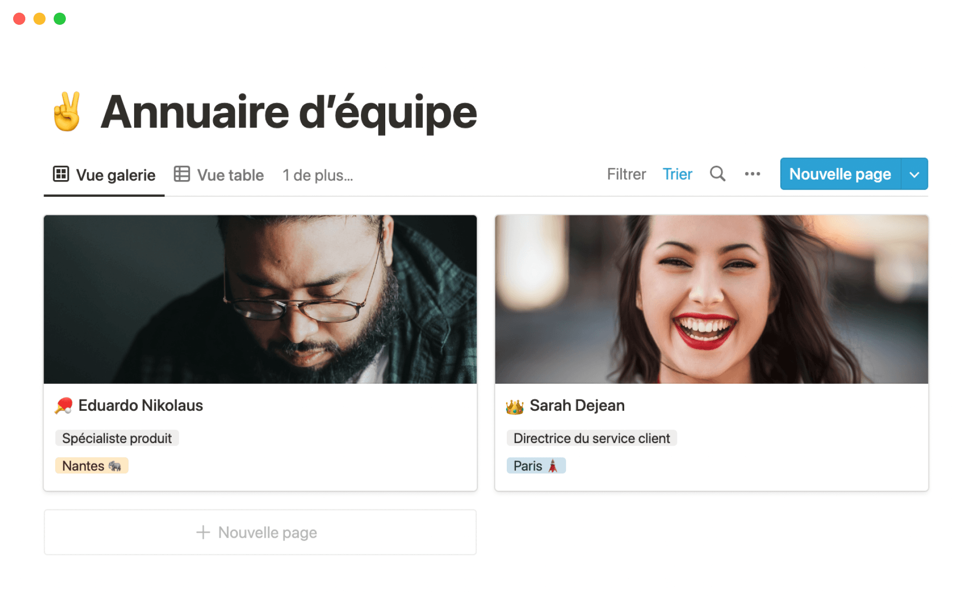 Create a space for your employees in your business directory.
