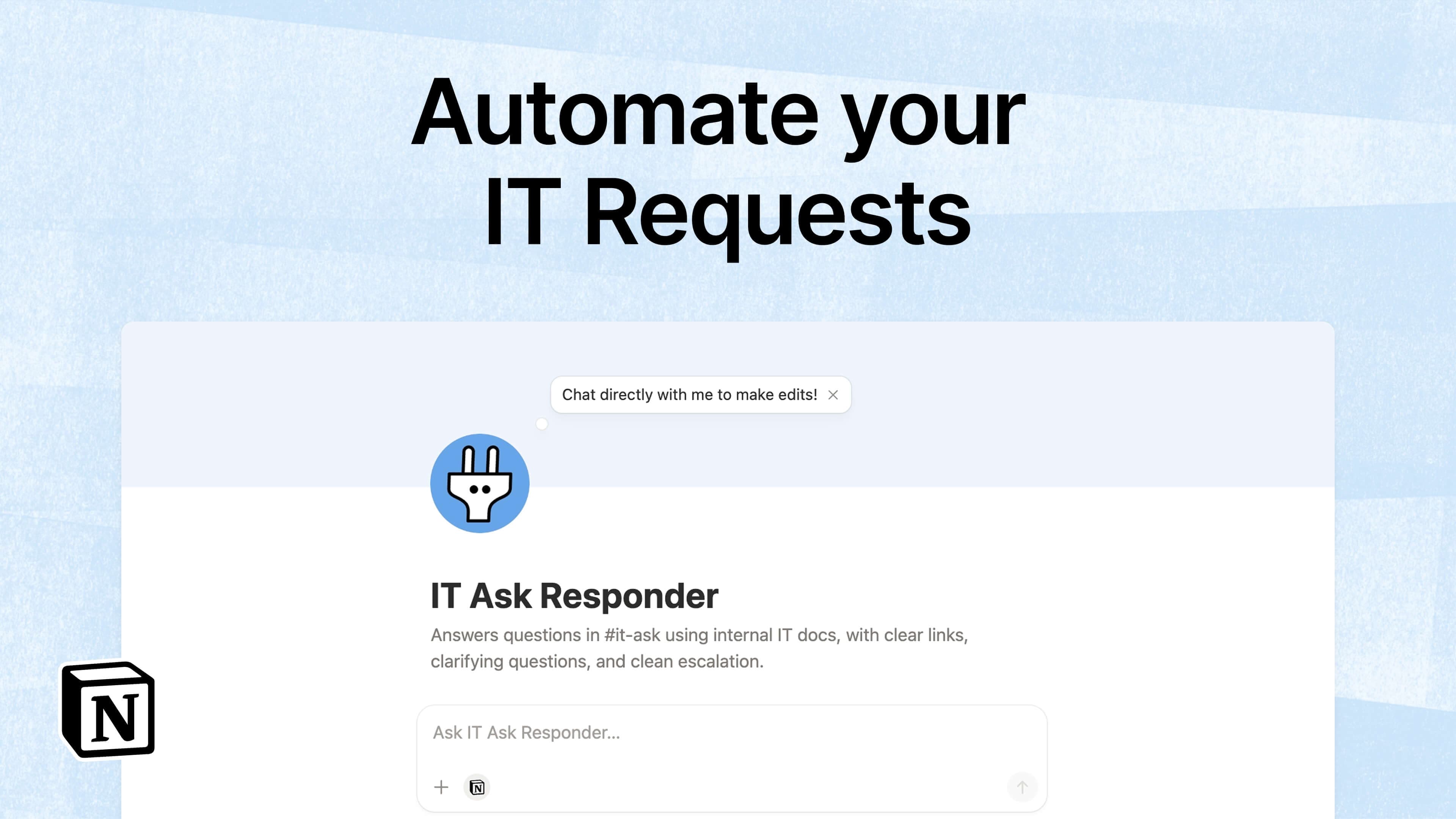 Automate IT requests with no-code Custom Agents