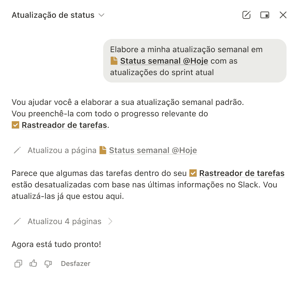 pt-BR Notion-Agent Notion-Agent Front