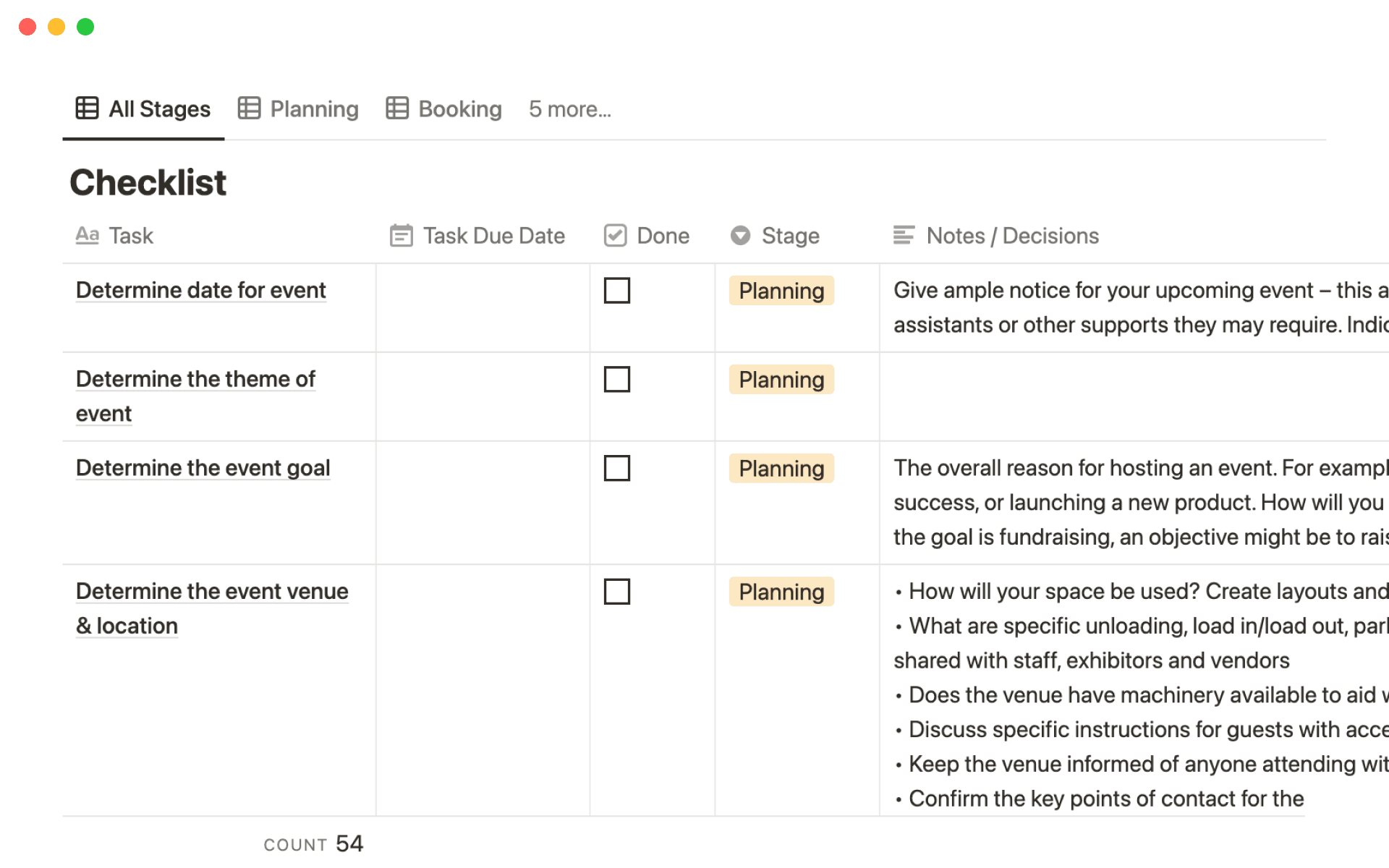 Centralize your workflow with connected checklists