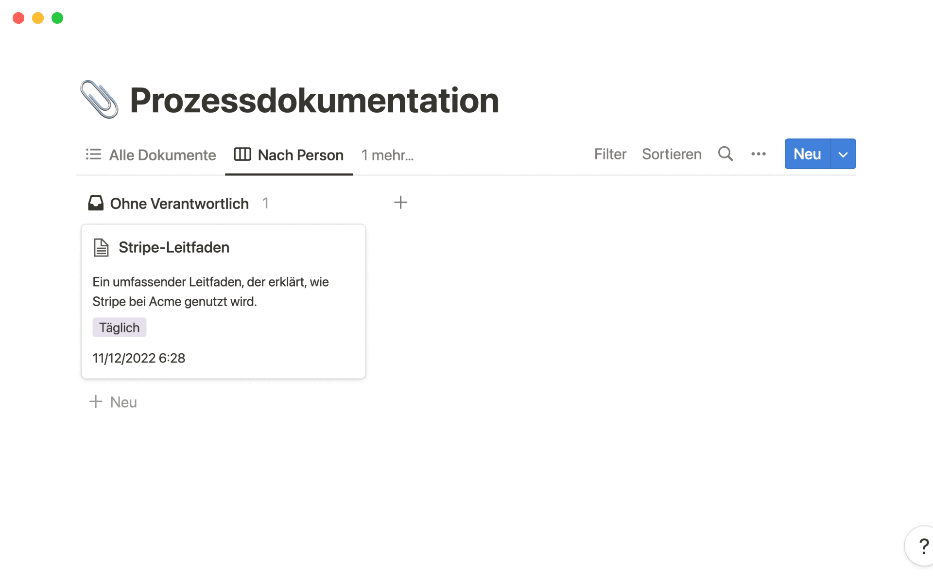 Prevent problems by organizing your internal process documentation in Notion