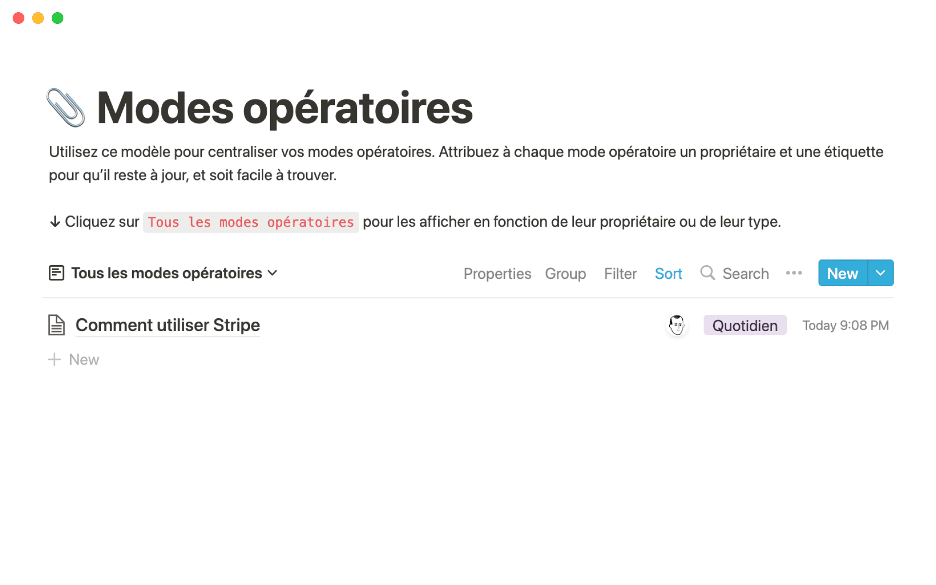 Prevent problems by organizing your internal process documentation in Notion