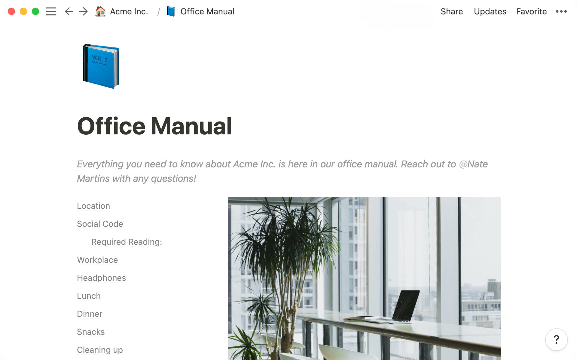 Build knowledge bases with fully customizable templates in Notion.