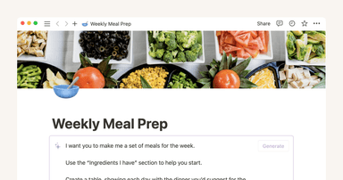 Organize your everyday life with Notion AI