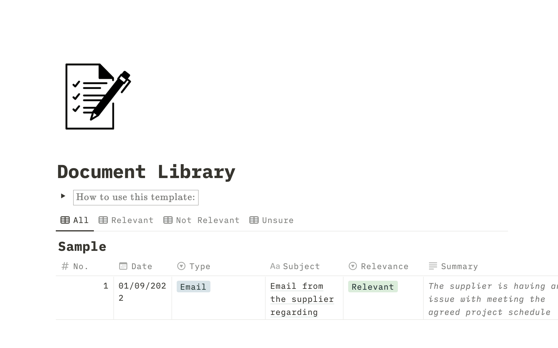 Integrate docs to declutter team notes and project files