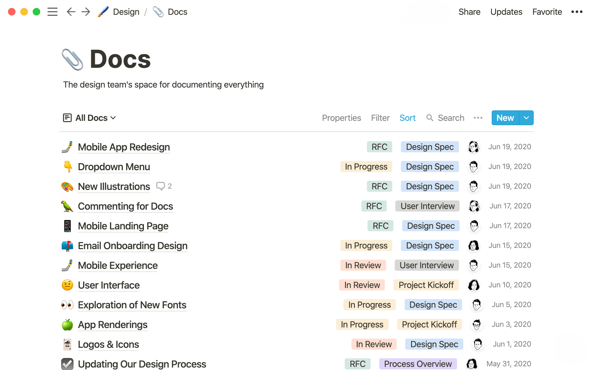All your design team’s documents centralized and accessible.