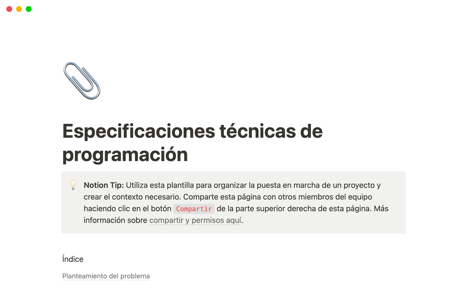 Engineering Tech Spec