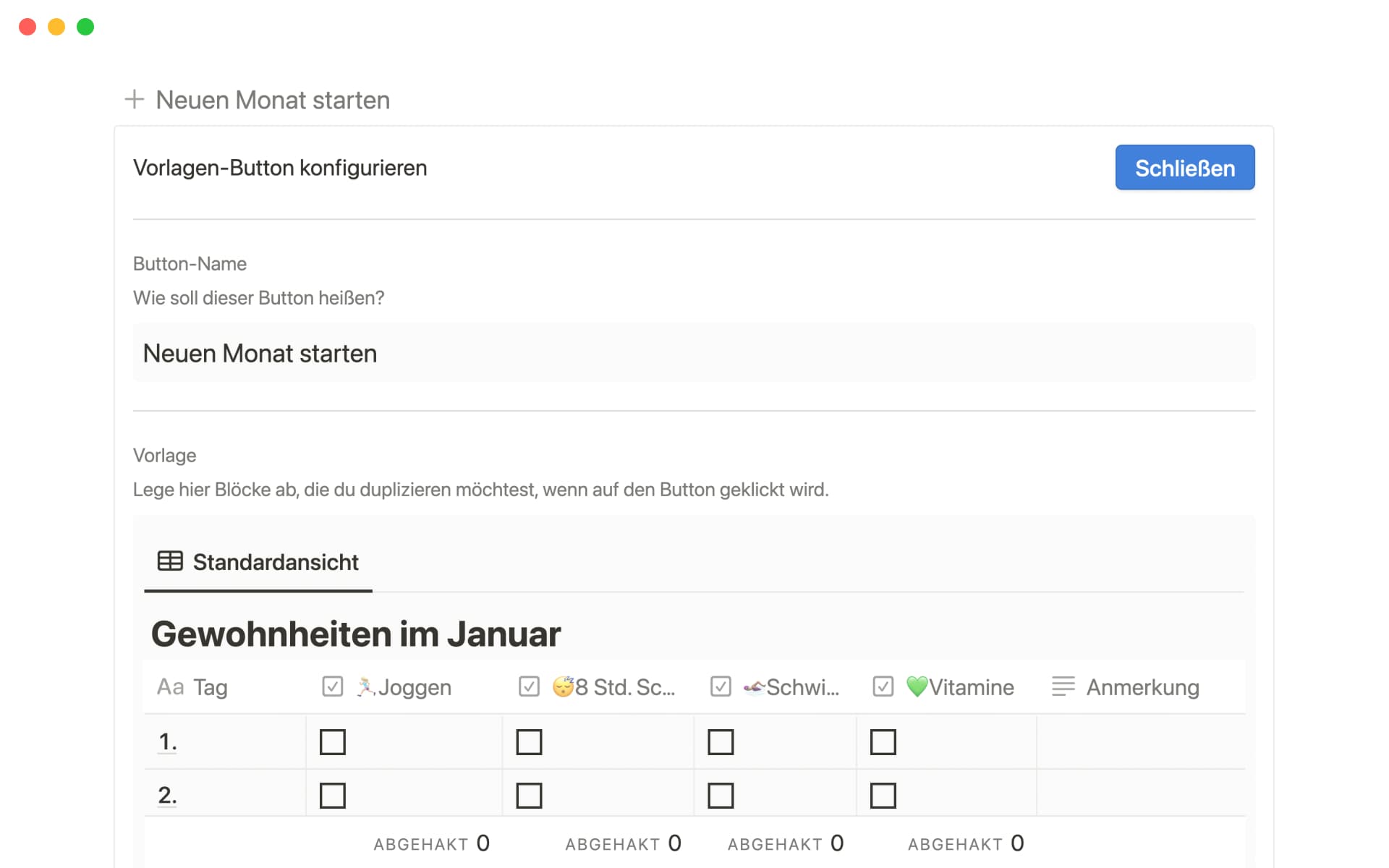 Reach your goals by creating a habit tracker in Notion