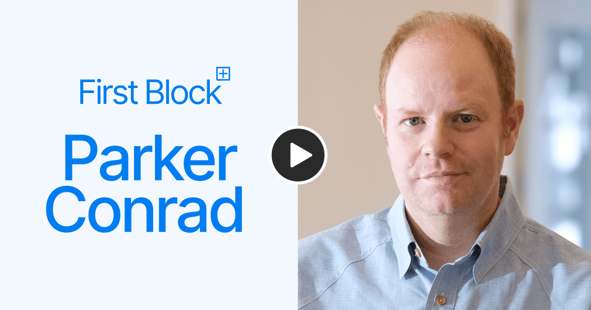 FirstBlock ParkerConrad Blog Thumbnail
