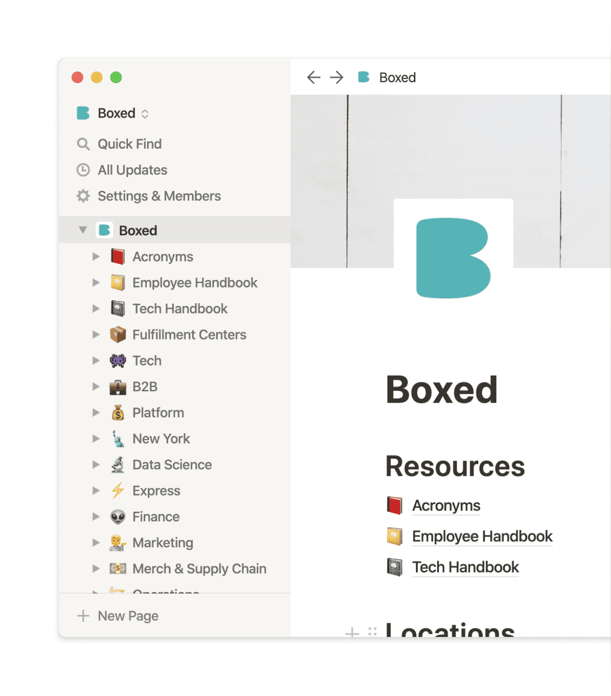 Boxed Sidebar