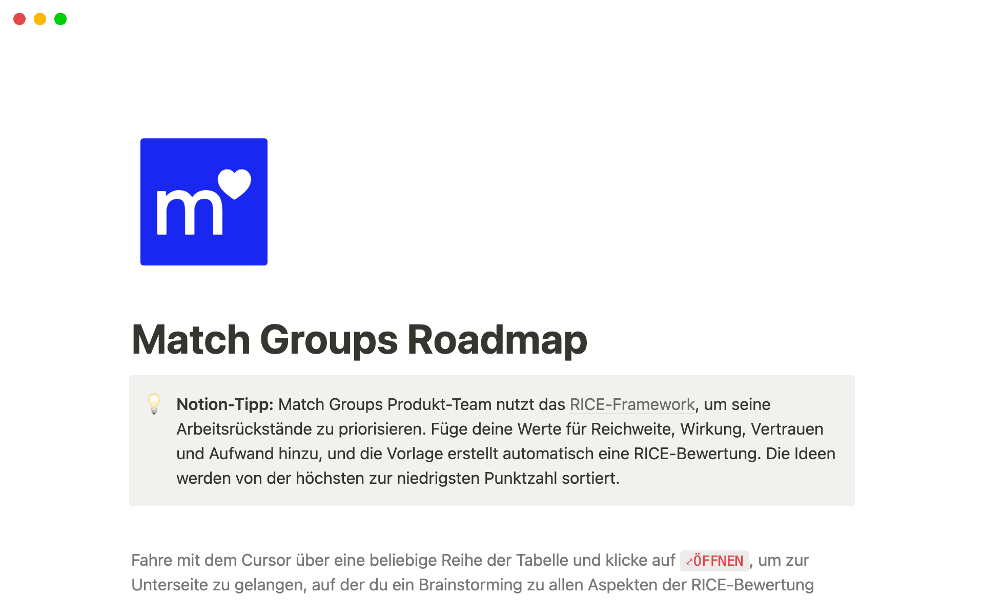 How to create a technology roadmap in Notion