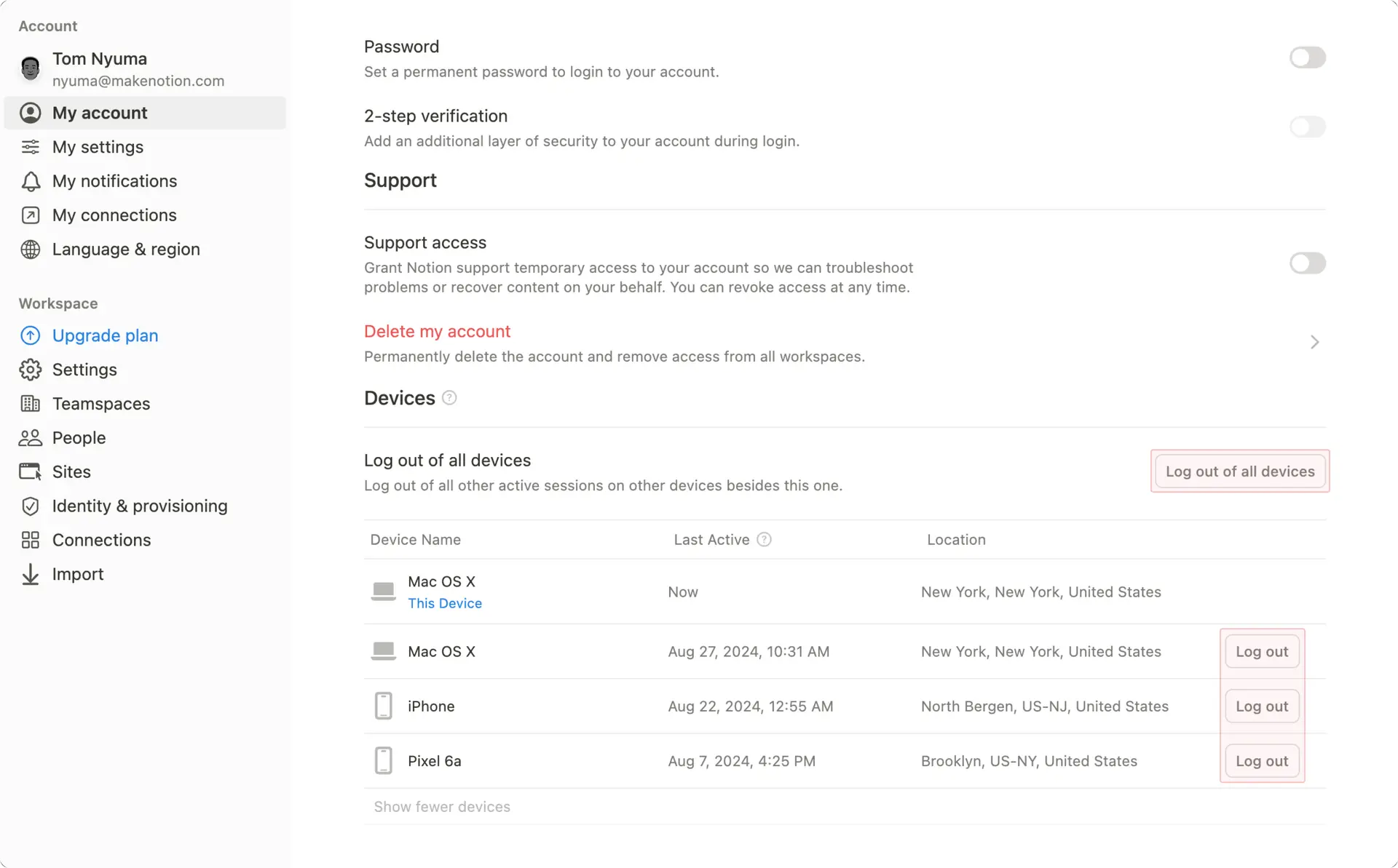 Notions Sign In Log in & out – Notion Helpcentrum