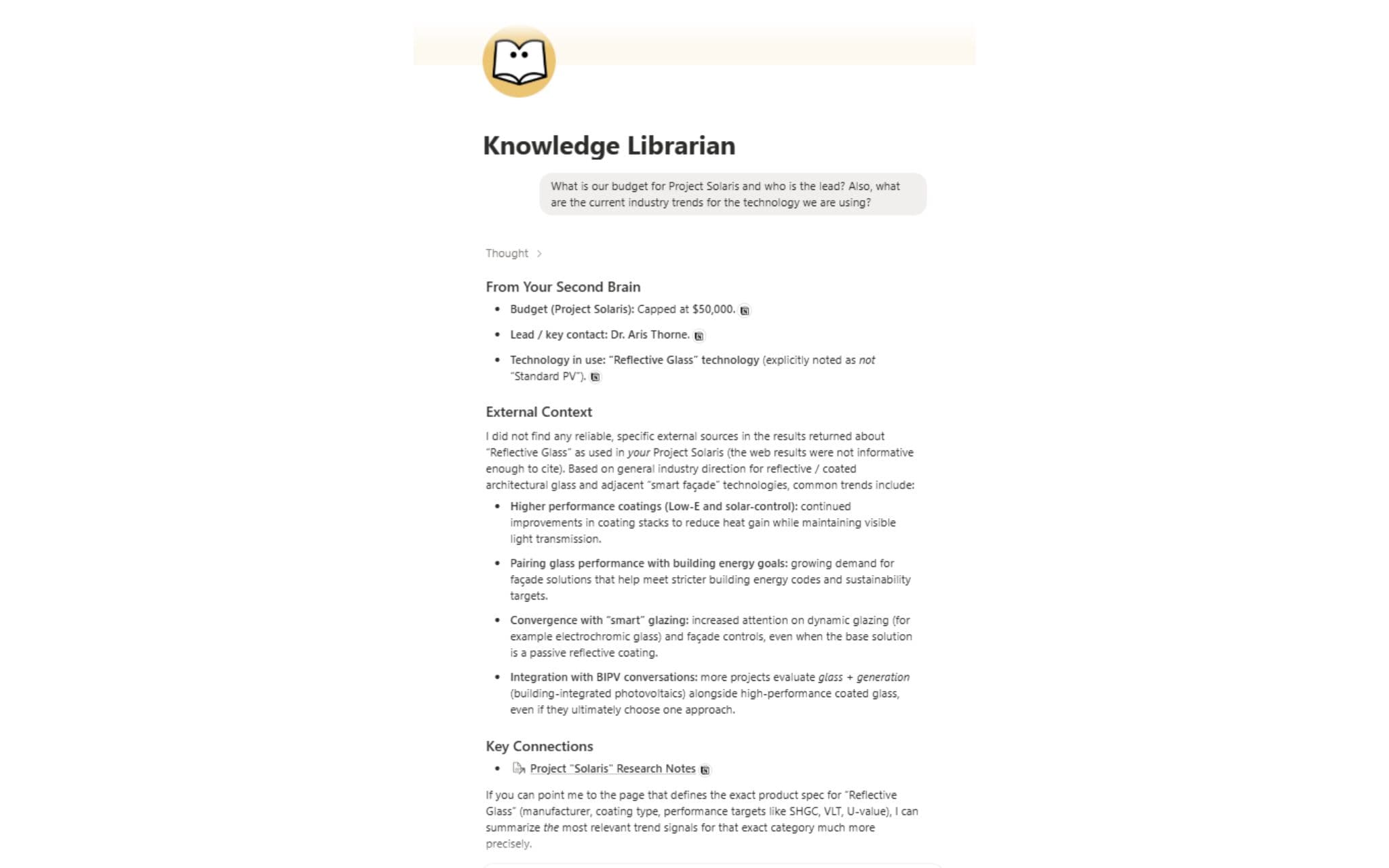 Knowledge Librarian