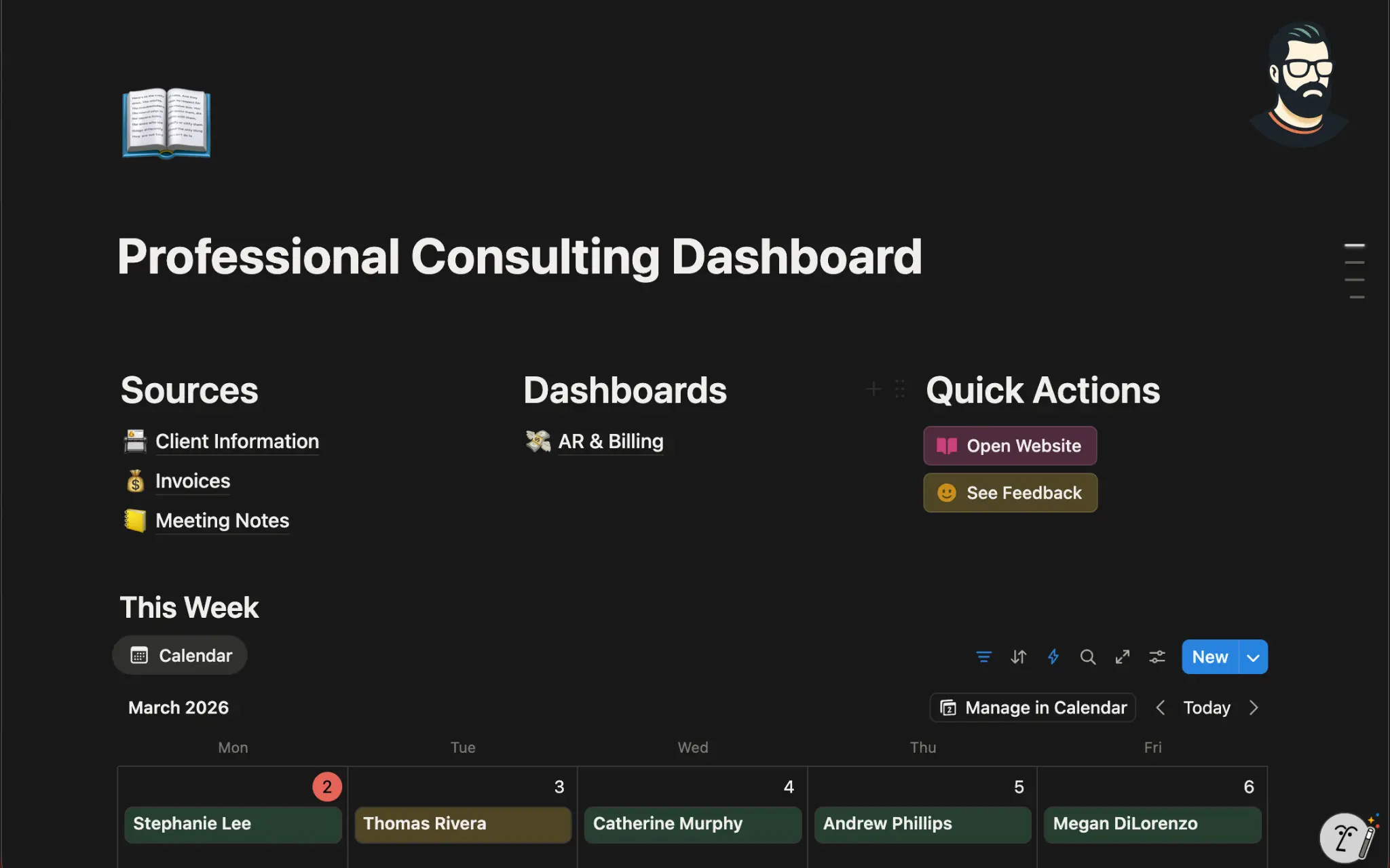 Professional Consulting Operations Hub